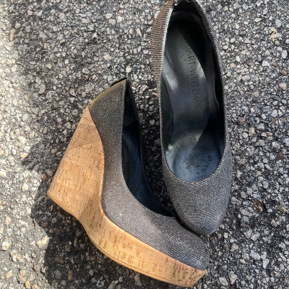 Stewart Weitzmqn Sparkle Heel size 4.5